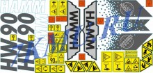 Набор стикеров для Hamm HW90B